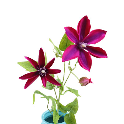 

Artificial Trident Lotus Flower Simulation Silk Floral Fake Flowers Single Branch for Wedding Home Table Decor Art