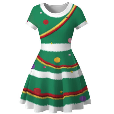 

Tailored Women Snowman Christmas Red 1950s Notes Print Vintage Costume Swing Party Dress