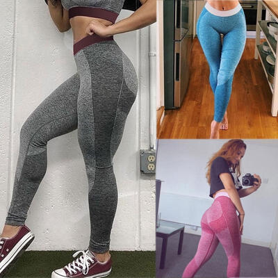 

Women Yoga Pants Fitness Leggings Run Jogging Workout Gym Exercise Sport Trouser