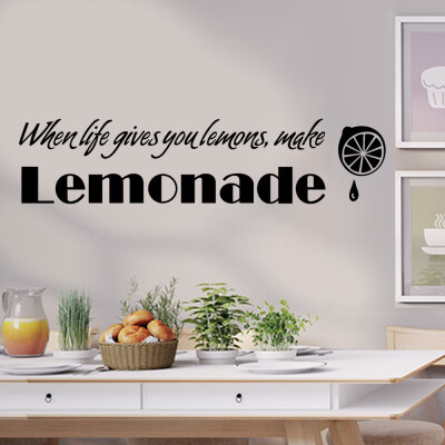 

〖Follure〗Lemonade Removable Art Vinyl Mural Home Room Decor Wall Stickers