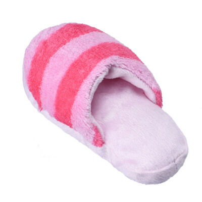 

Tailored Dog Toy Pet Puppy Chew Squeaky Squeaker Sound Plush Slipper Shape YEBW
