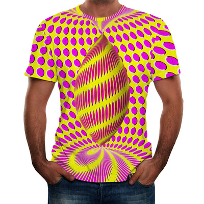 

Toponeto Mens Summer New Style 3D Printing Short Sleeves Fashion Comfort Tops Blouse