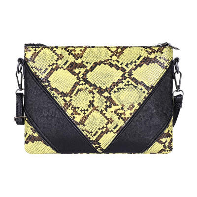 

Hit Color Snake Print Shoulder Handbags Women PU Leather Crossbody Bags