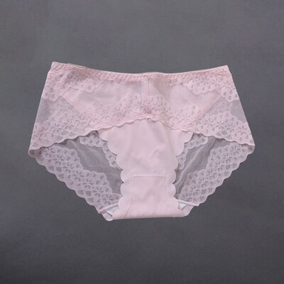 

Sexy Womens Lace Flower Lingerie Translucent Panties Underwear Knickers Briefs