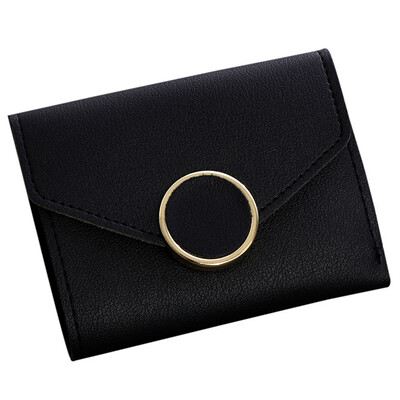 

Hot selling Women Simple Short Wallet Hasp Coin Purse Card Holders Handbag drop shipping 0522