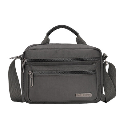

Tailored Men Fashion Pocket Solid Unisex Shoulder Handbag Casual Bag Waterproof Bag