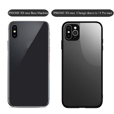 

Glass Case for i-phone XR Second Change for i-Phone 11 Pro Shockproof Glass Back Cover