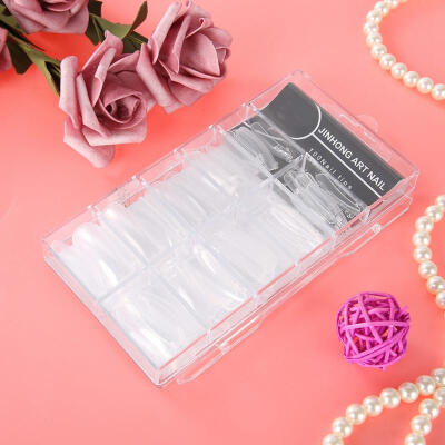 

Greensen 100pcs Clear Nail Form Full Cover Quick Building Gel Mold Tips Nail Extension DIY Manicure Tool