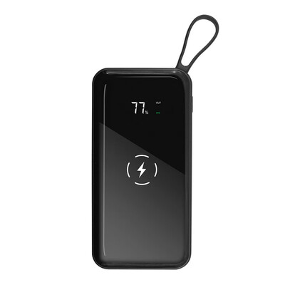 

Swalle light&portable small size large capacity 10000mAh with LED with screen display with wireless charging function mobile p