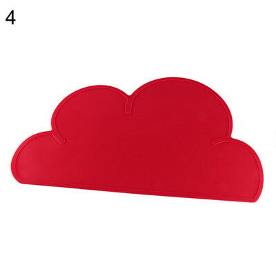 

Cloud Shaped Silicone Placemat Children Baby Plate Mat Waterproof Tableware Pad