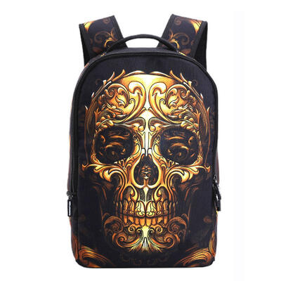 

Student School Bag Originality Skull Fashion Youth Backpack For Teenagers Boys Sports Casual Rucksack Travel Daypack