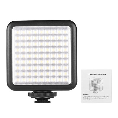 

Andoer W81 Mini Interlock Camera LED Light Panel 65W Dimmable 6000K Camcorder Video Lamp with Shoe Mount Adapter for DJI Ronin