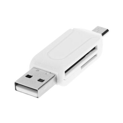 

USB20 Micro USB OTG Card Reader for TF SD Memery Card for PC Mobile Phone