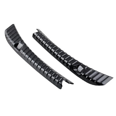 

Car Stainless Steel Trunk Inner Guard for Tesla Model 3 2017 2018 2019 2Pcsset Black Titanium Protector Accessories Car Rear Boot