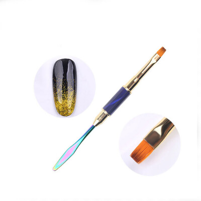 

Toponeto 1pcs Nail Art Dotting Manicure Painting Drawing Polish Brush Pen Tool