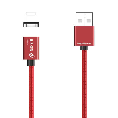 

WSKEN X1 Metal Magnetic Cable Lightning 8-pin for IOS Charger Cable Date Line Converter