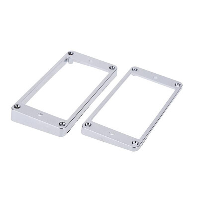 

Chrome-Plated Plastic Guitar Pickup Frame Mounting Ring for LP Guitar Silver