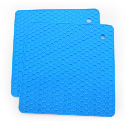 

Heat Resistant Silicone Honeycomb Table Mat Placemat Non-slip Pot Holder Mat UK