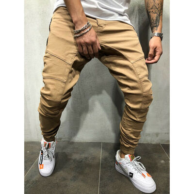

Summer Men Tactical Pants Combat QuickDry Waterproof Polyester Cargo Hiking