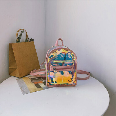 

Tailored Fashion Girls Street Transparent Jelly Versatile Shoulder Bag Student Bag