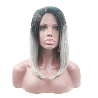 

Dolago Short BOB Wig For Women Synthetic Hair Straight lace front wig
