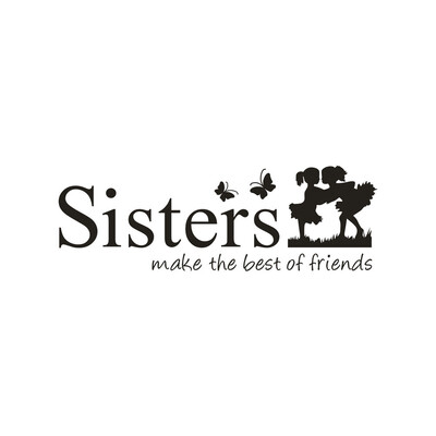 

Gobestart Sisters Wake The Best OF Friends PVC Wall Sticker Home Decor DIY Art