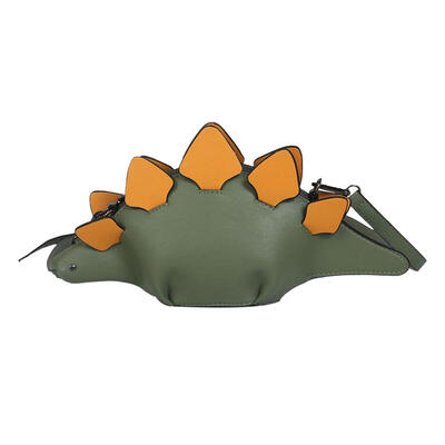 

Personality Women Girls Dinosaur Messenger Bags Leather Shoulder Handbags