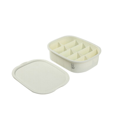 

Toponeto Plastic Underwear Storage Box Underwear Bra Box Detachable Underwear Storage Box