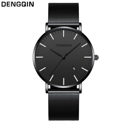 

Gobestart Fashion Quartz Date Watches Luxury Brand Stainless Steel Strap Mens Wrist Watch