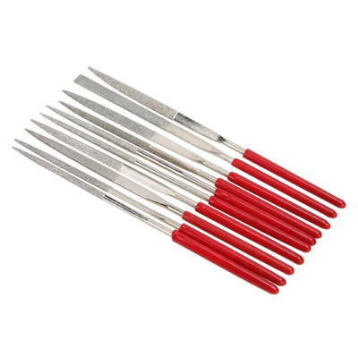 

10pcs Guitar Crowning Luthier Files Stainless Steel Dual Cutting Edge Tool