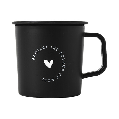 

Gobestart Simple Cup With Lid Personality Milk Juice Coffee Tea Reusable Water Cups