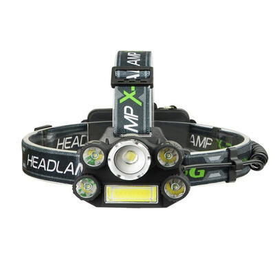 

CREE T6 LEDCOB Headlight 7 Mode Headlamp Rechargeable Head Flashlight Lamp Frontal Camp Hike Light