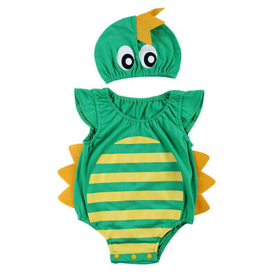 

Cute Baby Clothes Cartoon Baby Boy Girl Rompers Cotton Animal Infant Jumpsuit Hat Set Newborn Baby Costumes