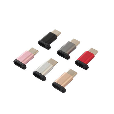 

6pcs Aluminum USB 31 Type C Male to Micro USB Female Adapter Converter