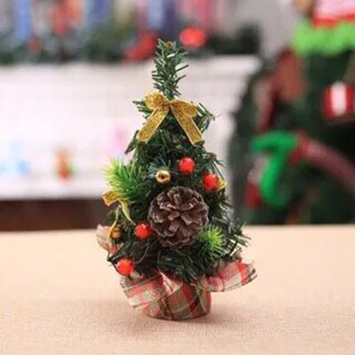 

Mini Christmas Tree Party Ornament Decors Desk Table Festival Xmas Decor