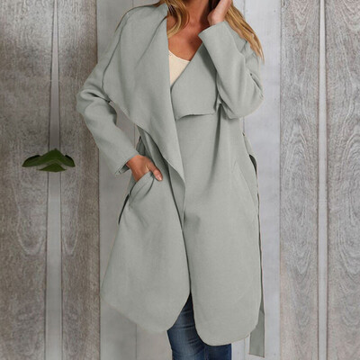 

Roseonmyhand Women Ladies Long Sleeve Cardigan Coat Suit Top Open Front Jacket Outwear