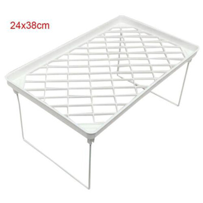 

Foldable Multi-function Shelf Microwave Oven Heating Rack Stackable Tray Bracket