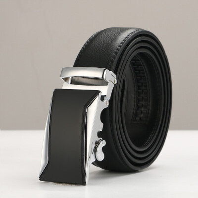 

New Arrival Genuine Leather Belts For Men Automatic Male Belts high quality automatic buckle belts silver gold