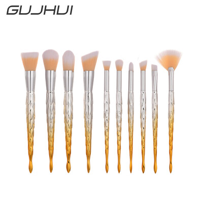 

Toponeto New 10Pcs Blending Pencil Foundation Eye shadow Makeup Brushes Eyeliner Brush