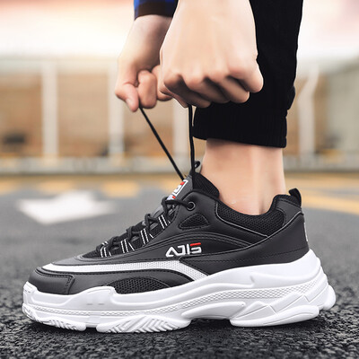 

Retro port wind old man shoes Korean version of the trend of wild sports casual tide shoes ins super fire white shoes summer