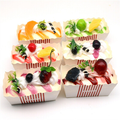 

Gotoamei 6PC Squeeze Stress Reliever Delicious Cake Cream Scented Slow Rising Toys