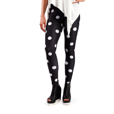 

Tailored Casual Women Lady Skinny Dot Print Stretchy Jegging Pants Slim Leggings