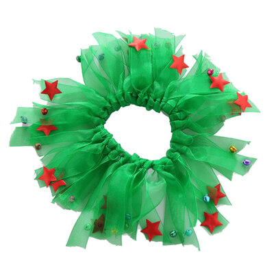 

Puppy Dog Colorful Ribbon Collar Neckerchief Pet Christmas Halloween Accessory