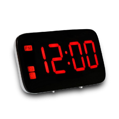 

LED Alarm Clock Digital LED Display Voice Control Electric Snooze Night Backlight Desktop Table Clock