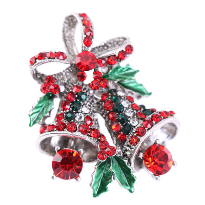 

Christmas Decorations Ornaments Crystal Sparkly Star Brooch Pin Xmas Gift