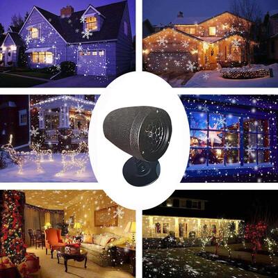 

〖Follure〗Christmas Projector Light Snow Outdoor Garden Lawn Stage Landscape Lamp
