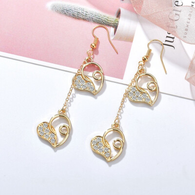 

Bohemian Cute Irregular Gold Pendant Earrings Large Girl Ears Ladies Long Pendant Earrings Party Clothing Accessories Dropship