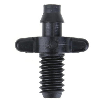 

6mm Male Thread Single Barbed 47mm PVC Hose Connector Home Garden