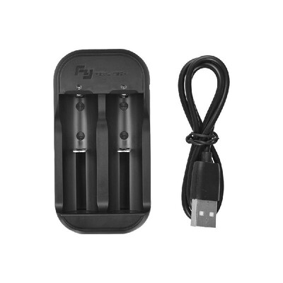 

FeiyuTech Dual-slot Battery Charger for 16340 18350 18650 22650 for G5 SPG G4 WG Series Gimbal