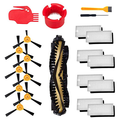 

Main Side Brush Sponges Filters For Ecovacs Deebot N79S N79 Vacuum Cleaner Kit
